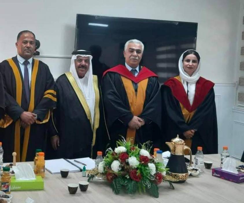الجبور يُهنئ العميد المتقاعد فواز الزهير بحصول نجله نجم على الماجستير