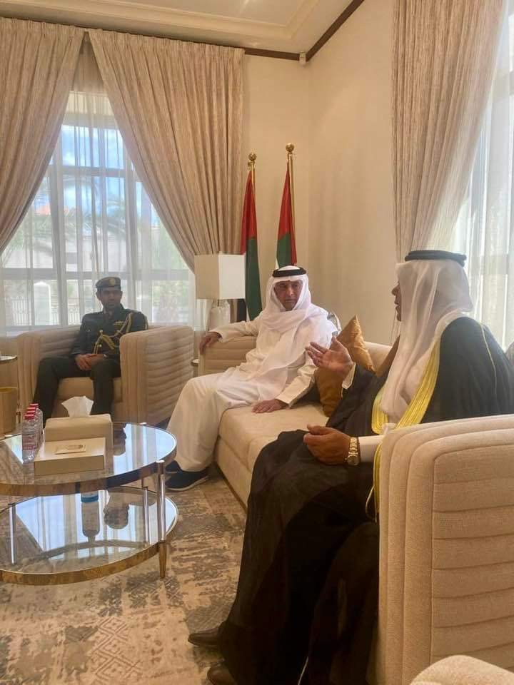 الشيخ هاني شحاده الحديد يعزي بوفاة رئيس دولة الإمارات الشيخ خليفة بن زايد آل نهيان.