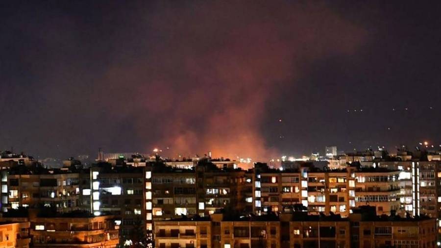 أصوات انفجارات في محيط العاصمة السورية دمشق