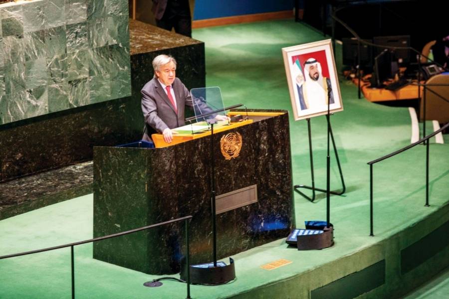 غوتيريش يدعو العالم لاستلهام التجربة والحكمة من سيرة خليفة