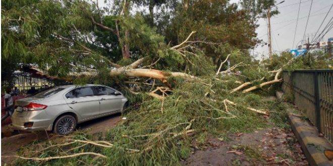 مصرع 33 شخصاً جراء عاصفة ضربت شرق الهند