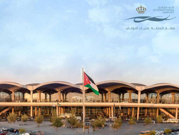 نمو حركة الطائرات عبر مطار الملكة علياء الشهر الماضي بنسبة 4 بالمئة