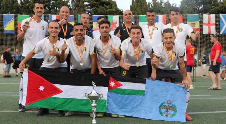 الأمن العام تكرم فريق خماسي كرة القدم