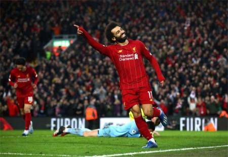 ليفربول يتغنى بأهداف محمد صلاح في موسم 2022