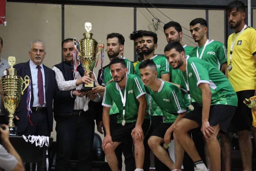  أبطال مؤتة يحرزون المركز الثاني في بطولة خماسي كرة القدم للصالات على مستوى الجامعات الأردنية