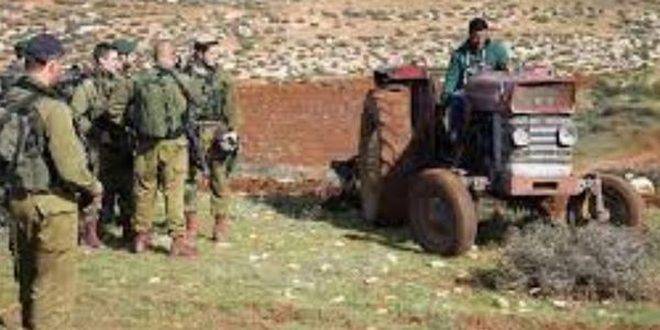 قوات الاحتلال تعتدي على ممتلكات الفلسطينيين قرب طوباس