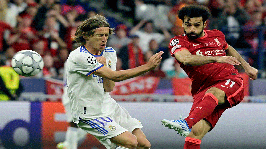 الشوط الأول بين ليفربول وريال مدريد ينتهي بالتعادل السلبي