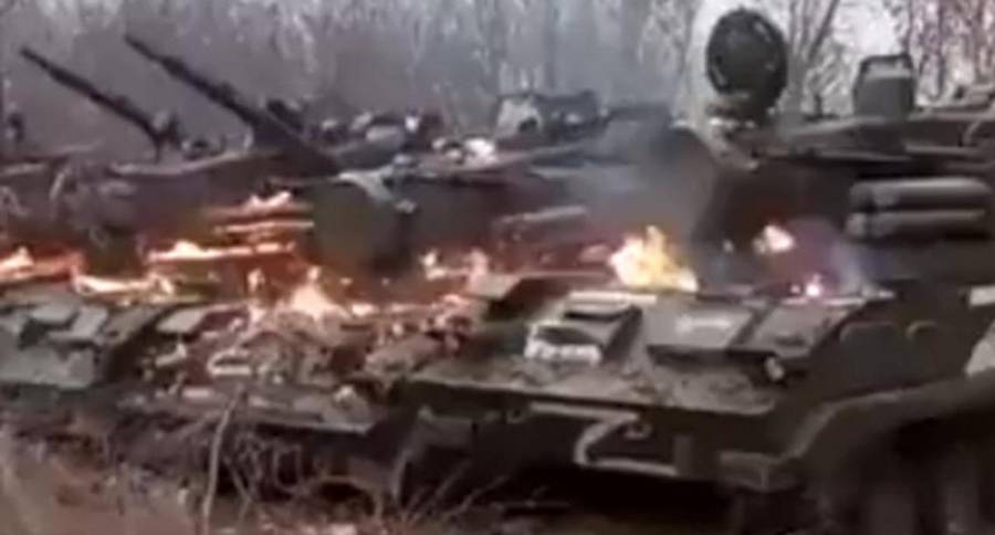 عاجل ...رئيس الاركان العامة للجيش الأوكراني : تم  تدمير طائرات ودبابات للجيش الروسي في دونيتسك