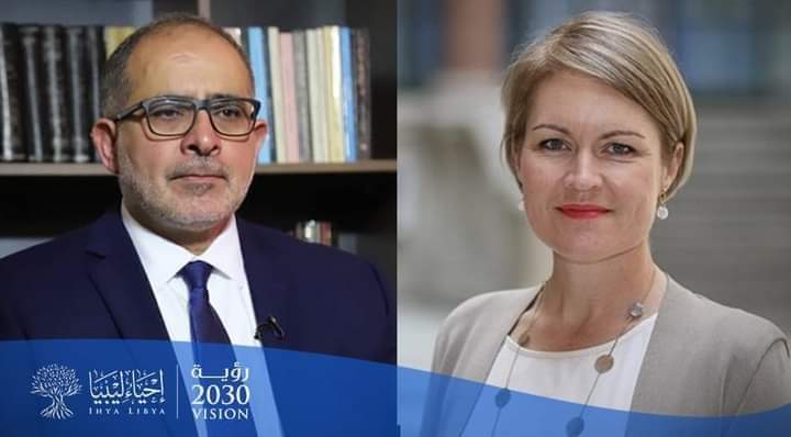 النايض | يلتقي سفيرة المملكة المتحدة لدى ليبيا