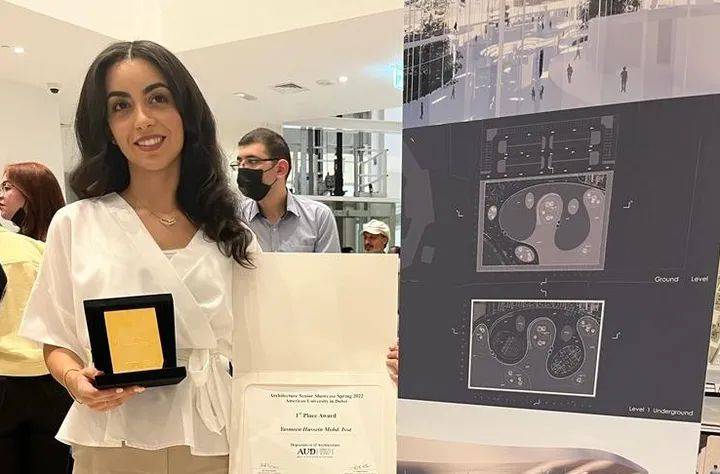 طالبة أردنية تحقق إنجازا في الجامعة الأميركية بدبي عبر “بيت الصمت