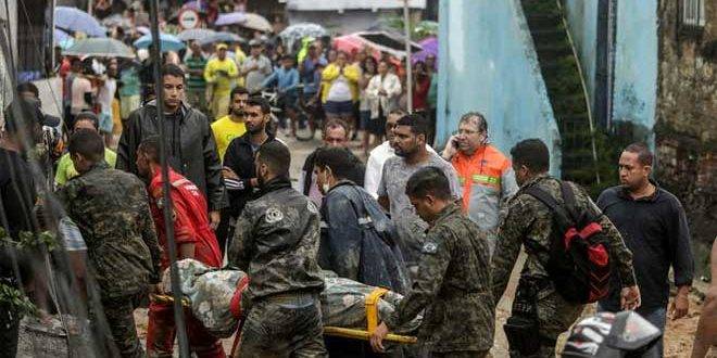 مصرع أكثر من 44 شخصاً وفقدان العشرات جراء الأمطار شمال شرق البرازيل