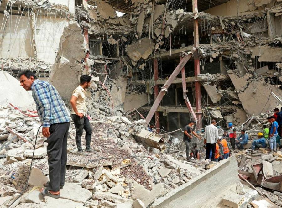 ارتفاع عدد ضحايا انهيار مركز تجاري في إيران إلى 31 قتيلا