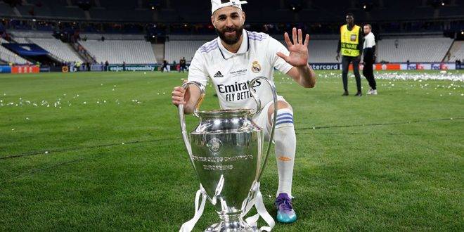اليويفا يعلن بنزيما أفضل لاعب في دوري أبطال أوروبا
