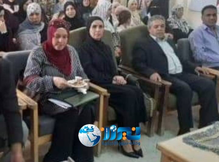 مي الفايز ترعى حفل عيد الأستقلال في مدرسة اللبن الثانوية المختلطة.