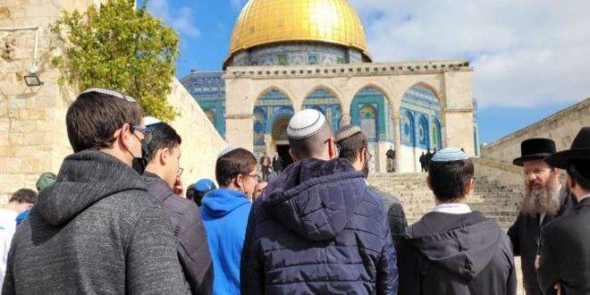 عشرات المستوطنين الإسرائيليين يقتحمون الأقصى