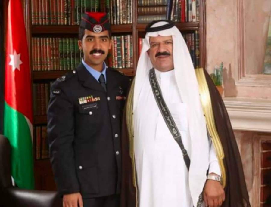 نائب رئيس ملتقى النشامى في إيطاليا يباركون لــ الايهم العجارمة رتبة الملازم