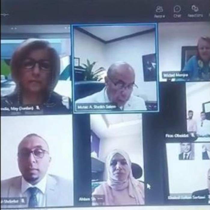 زيارة سفيرة بريطانيا للتغير المناخي COP26  السيدة Janet Rogan  لجامعة فيلادلفيا