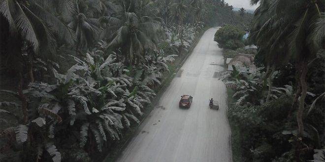 ثوران بركان بولوسان شرق الفلبين