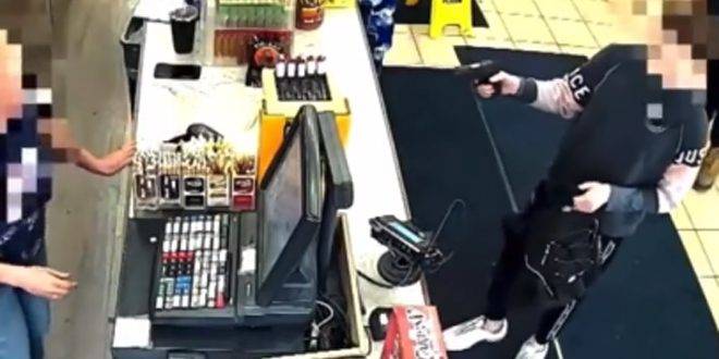 مراهق أمريكي مسلح يسطو على محطة وقود في ولاية ميتشيغان