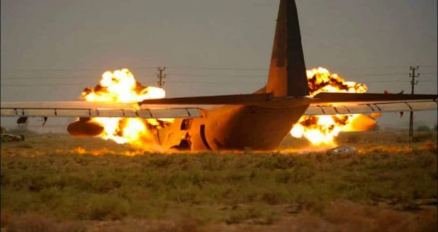 تحطم طائرة عسكرية أمريكية تحمل مواد نووية ومصرع 4 أشخاص... تفاصيل