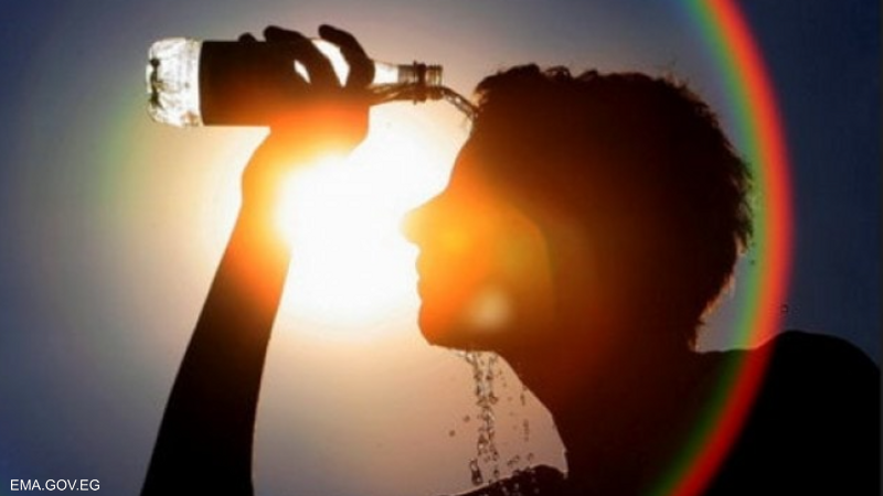 مصر.. الحرارة فوق الأربعين وسترتفع