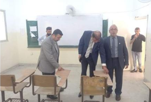 الرحاحلة يتفقد جاهزية المدارس لإستقبال امتحان الثانوية