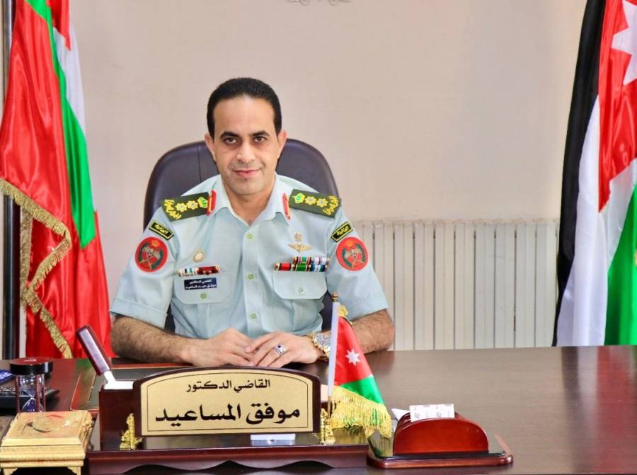 العقيد القاضي موفق المساعيد مبارك الإرادة الملكية السامية