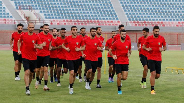 النشامى ينهي تحضيراته للقاء الكويت