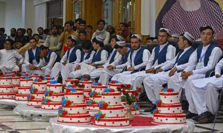 زفاف جماعي متقشف لسبعين ثنائيا في كابول بحضور مسلحين من طالبان