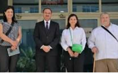 الأميرة دانا فراس تزور الجامعة الألمانية الأردنية