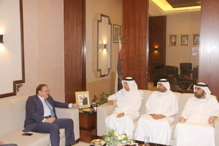 جامعة مؤتة : السفير الإماراتي يزور الجامعة