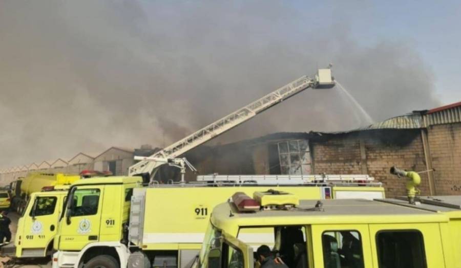 السعودية: اندلاع حريق في حي المشاعل بالرياض