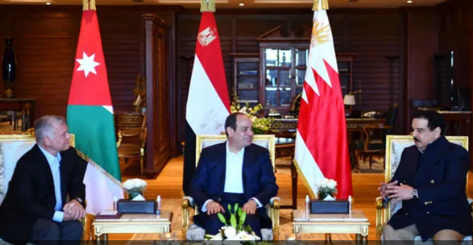 قمة مصرية أردنية بحرينية في شرم الشيخ