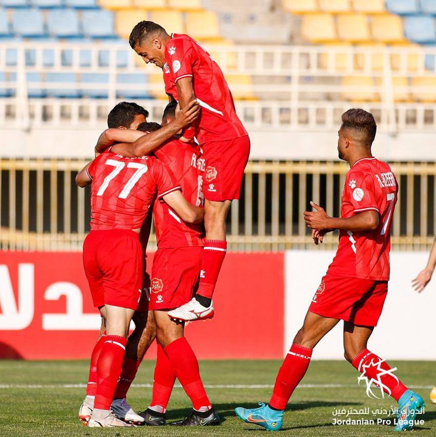 الجزيرة يهدر الفوز على المتصدر في الدوري الأردني (صور)