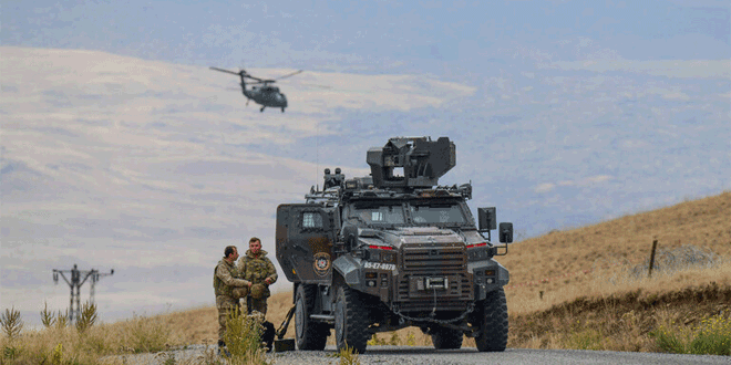 مقتل جنديين تركيين في اشتباكات مسلحة جنوب شرق تركيا