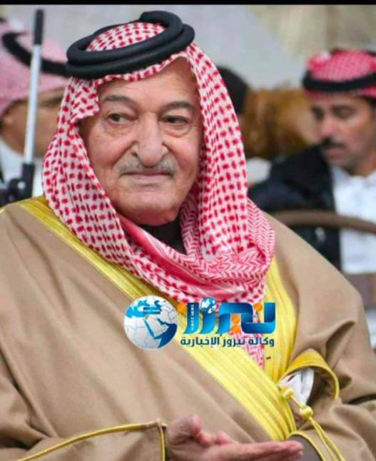 الشيخ عبدالكريم الحويان يعزي قبيلة بني صخر بوفاة الشيخ تركي حديثة الخريشا