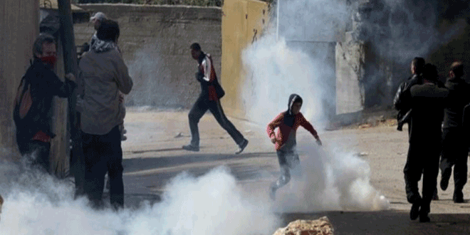 إصابة عشرات الفلسطينيين باعتداء لقوات الاحتلال في بيت لحم