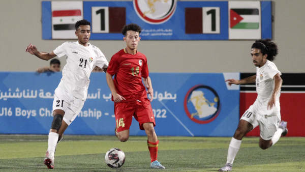 منتخب الناشىين يلتقي لبنان في نهائي غرب آسيا