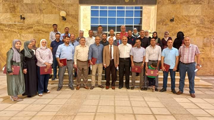 المركز الوطني للتدريب وتأهيل المدربين  جامعة البلقاء التطبيقية يختتم دورة إدارة التدريب لكليات الجنوب_صور
