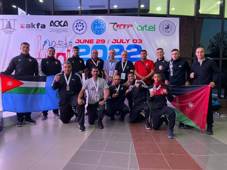 لاعب الأمن العام يخطف الميدالية الذهبية لبطولة الأندية الدولية للكيك بوكسينغ، ومنتخب الأمن فوق منصات التتويج.
