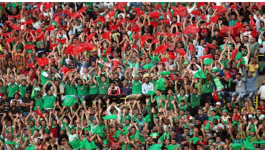 جماهير الوحدات تقاطع مباراة مغير السرحان