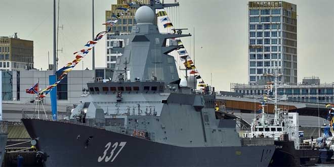 روسيا تصنع فرقاطة صاروخية جديدة لسلاح بحريتها