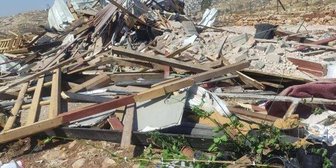 قوات الاحتلال تهدم منزلاً ومشتلاً في القدس