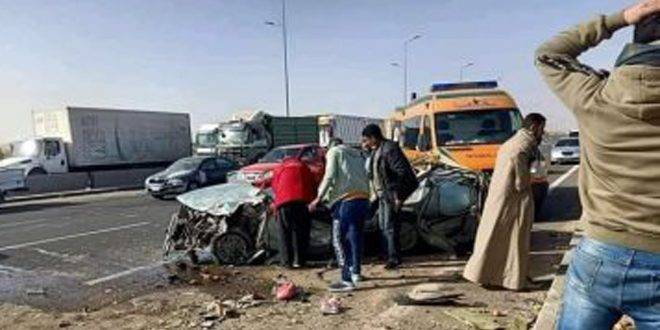 مصرع 4 وإصابة 5 آخرين جراء حادث سير في مصر