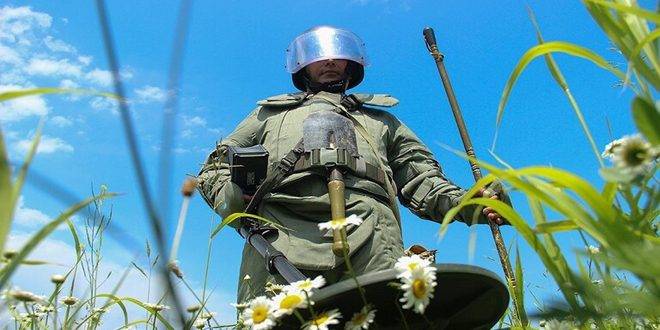 قوات الهندسة الروسية تطهر 7ر3 آلاف هكتار من أراضي لوغانسك ودونيتسك