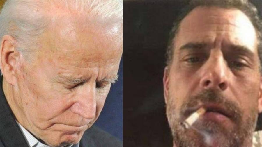 فضيحة جديدة لنجل الرئيس الأمريكي...يتعاطى المخدرات عارياً!