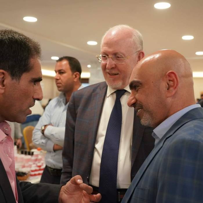 حلاوة تعرب عن شكرها للنواب الحراسيس و القيسي و للمشاركين بالبازار