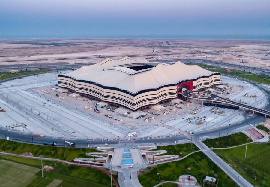 استاد البيت سعته 60 ألف متفرج  وقابل للطي بالكامل مونديال قطر 2022