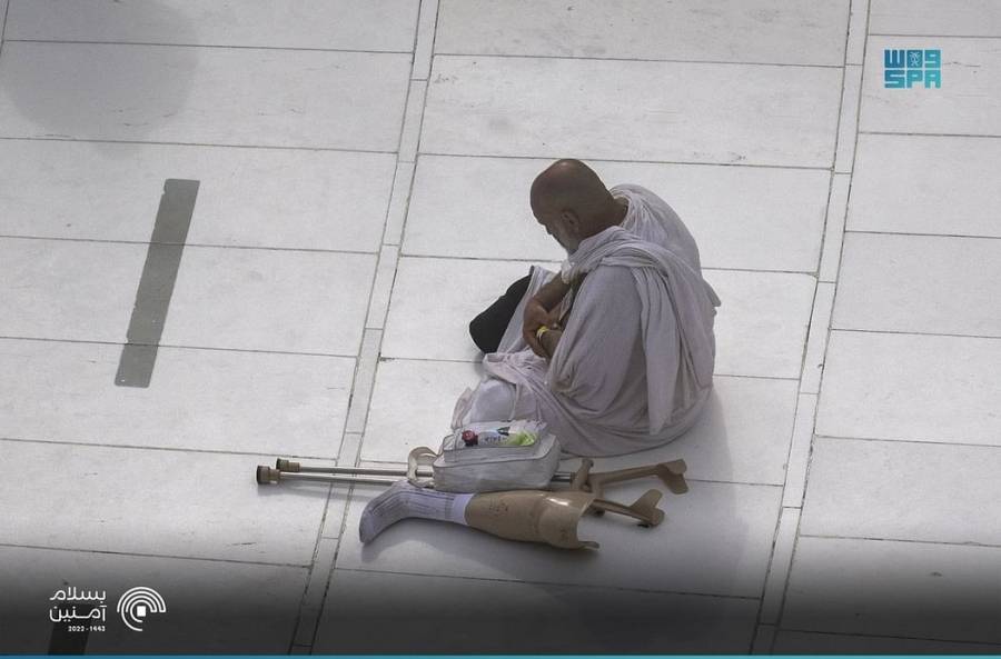 لا عائق اليوم أمام تلبية النداء.. لقطة حاج في سكينة وسلام...صور