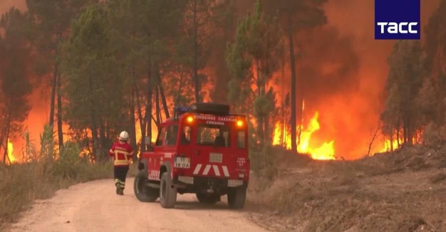 حرائق هائلة تجتاح البرتغال
